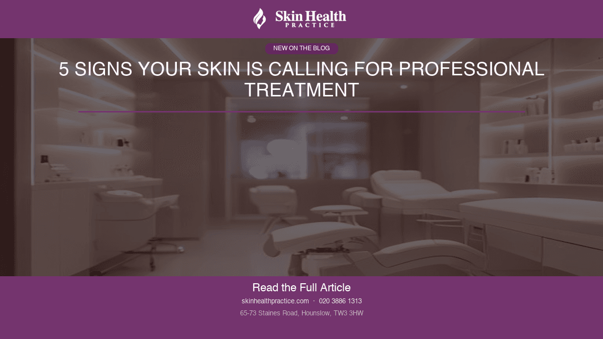 5 Signs Your Skin Is Calling for Professional Treatment